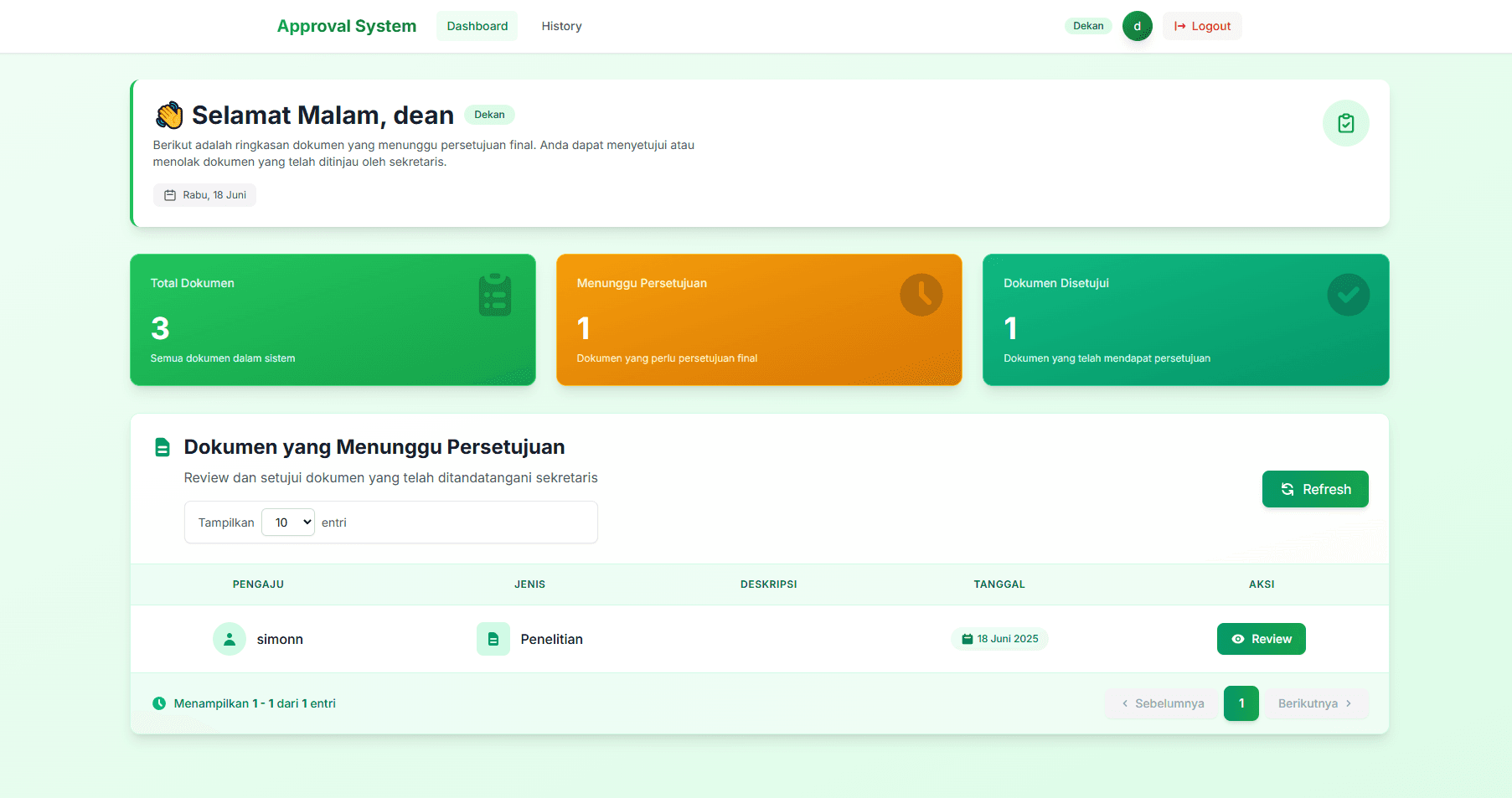 Document History and Tracking